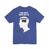 "The Best Dice Set is Mindset" Short Sleeve T-Shirt