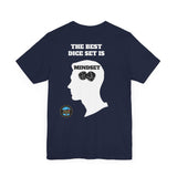 "The Best Dice Set is Mindset" Short Sleeve T-Shirt