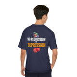 "No Regression = Depression" Men's Performance Dry Fit T-Shirt