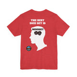"The Best Dice Set is Mindset" Short Sleeve T-Shirt