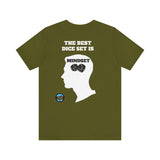 "The Best Dice Set is Mindset" Short Sleeve T-Shirt
