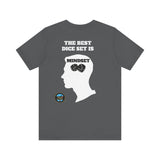 "The Best Dice Set is Mindset" Short Sleeve T-Shirt