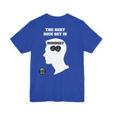 "The Best Dice Set is Mindset" Short Sleeve T-Shirt
