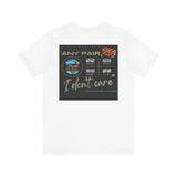 "Any Pair, I Don't Care!" HCS Unisex Jersey Short Sleeve Tee