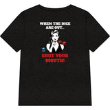 "When the Dice are out" Women’s Relaxed Heather CVC V-Neck Tee