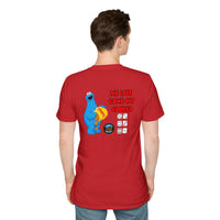 Come Out Cookie Monster Unisex Softstyle T-Shirt