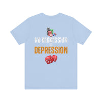 "No Regression = Depression" Unisex Jersey Short Sleeve Tee