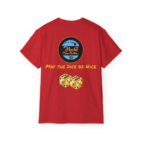 Plus Size 2XL-5XL HCS "May the Dice be Nice" Unisex Ultra Cotton Tee Shirts