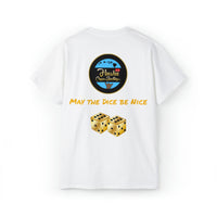 Plus Size 2XL-5XL HCS "May the Dice be Nice" Unisex Ultra Cotton Tee Shirts