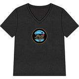 "When the Dice are out" Women’s Relaxed Heather CVC V-Neck Tee