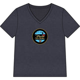 "When the Dice are out" Women’s Relaxed Heather CVC V-Neck Tee