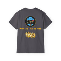 Plus Size 2XL-5XL HCS "May the Dice be Nice" Unisex Ultra Cotton Tee Shirts