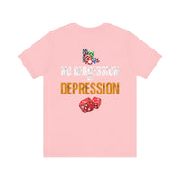 "No Regression = Depression" Unisex Jersey Short Sleeve Tee