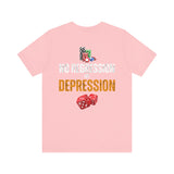 "No Regression = Depression" Unisex Jersey Short Sleeve Tee