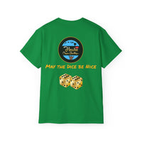 Plus Size 2XL-5XL HCS "May the Dice be Nice" Unisex Ultra Cotton Tee Shirts