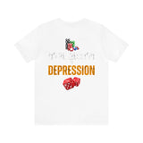 "No Regression = Depression" Unisex Jersey Short Sleeve Tee