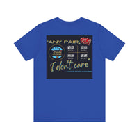 "Any Pair, I Don't Care!" HCS Unisex Jersey Short Sleeve Tee